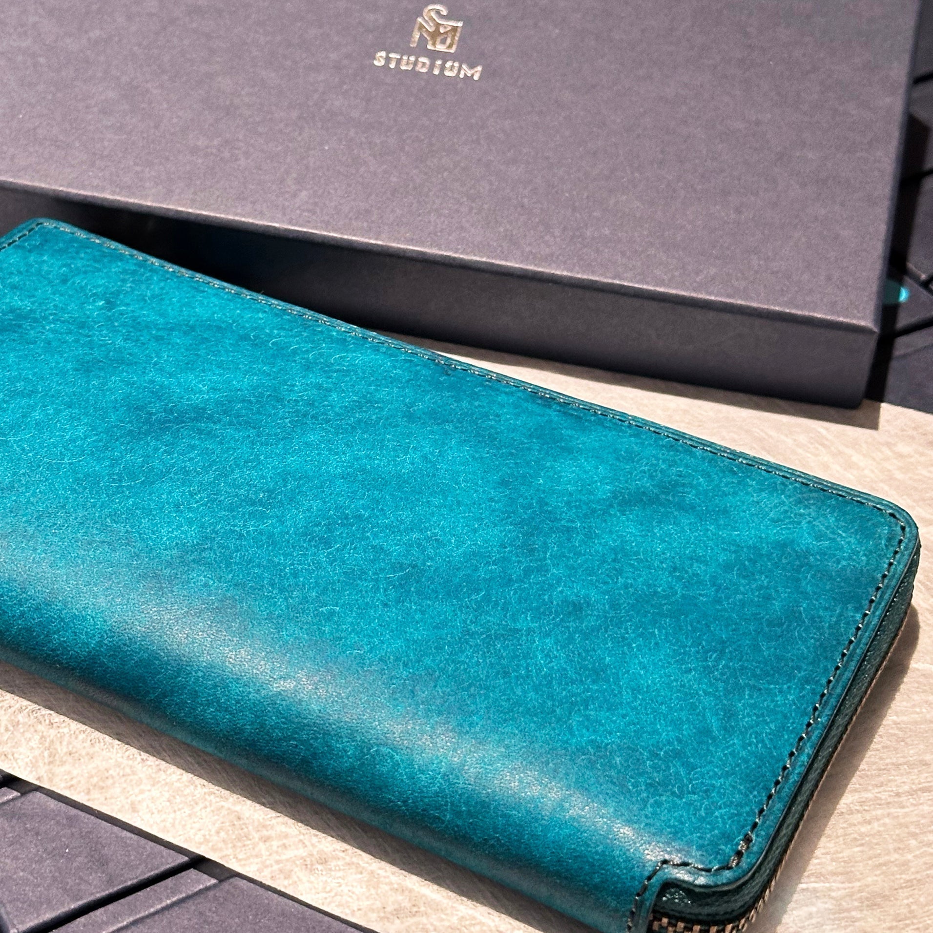 1秒財布®︎」ターコイズ色追加生産分入荷、再販売開始しました