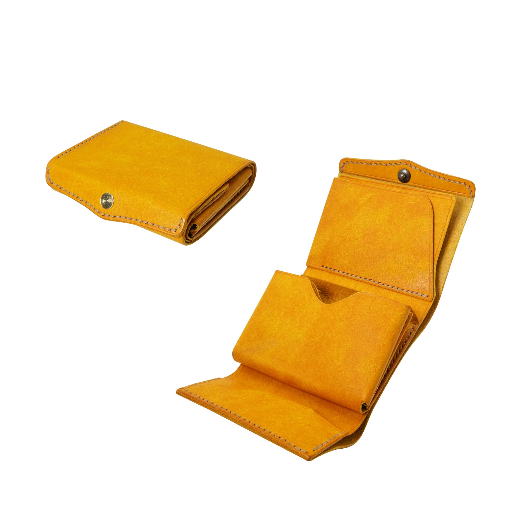 圧倒的な携行性!カードサイズの極小三つ折り財布『timik ティミック』