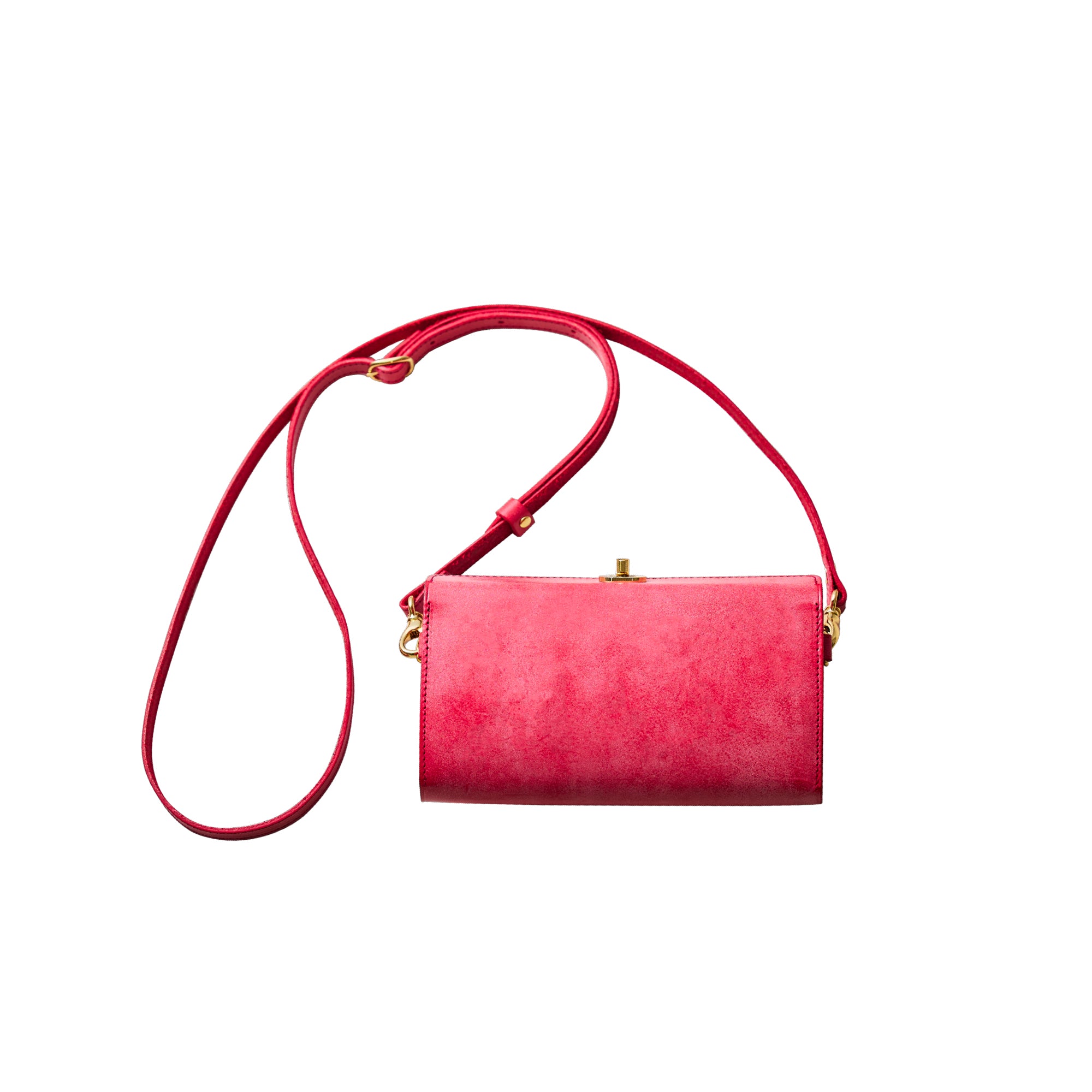 コンパクトにおでかけ!『1秒ショルダー®︎wallet』 秒でサクッと、片手だけでお支払い!スマホも入る!小さく速いお財布ショルダー