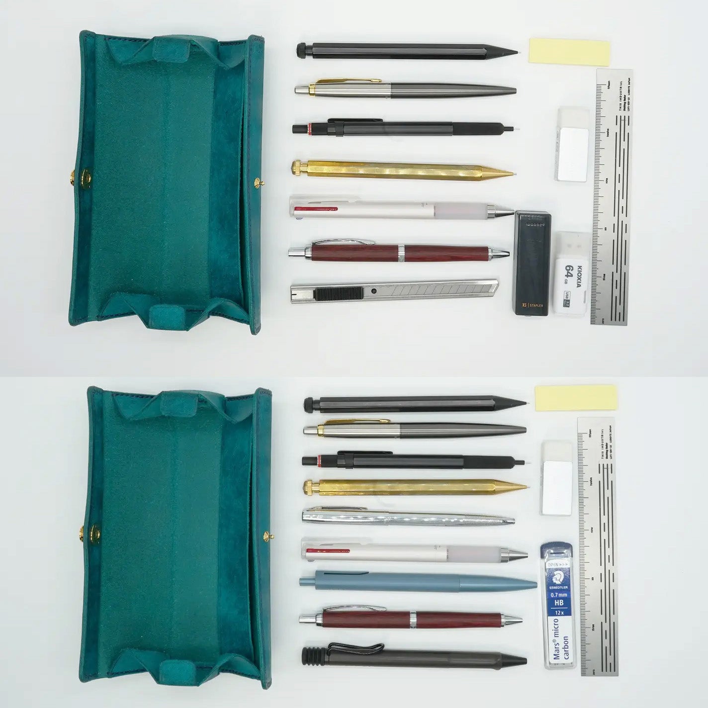 美と機能を極めた、至高のスリムペンケース。置いたまま、片手で簡単に瞬間開閉!『SKITTLE ペンケース』