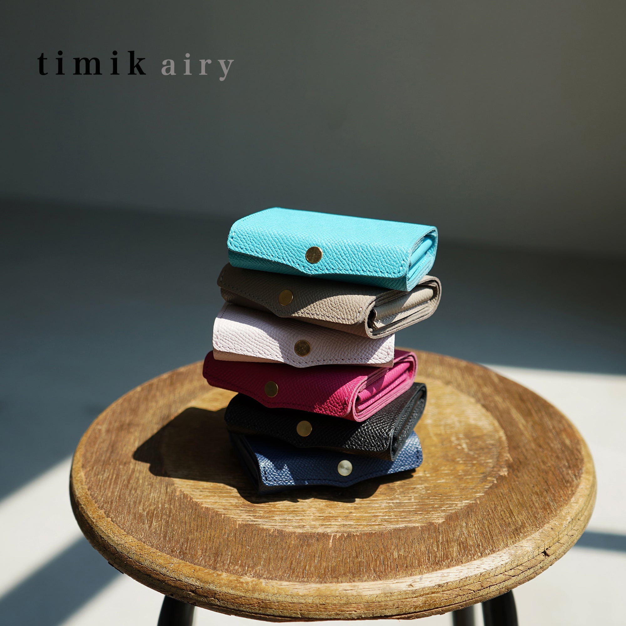 カードサイズの極小軽量三つ折り財布『ティミックエアリー』Creema SPRINGSにて数量限定先行予約受付中！