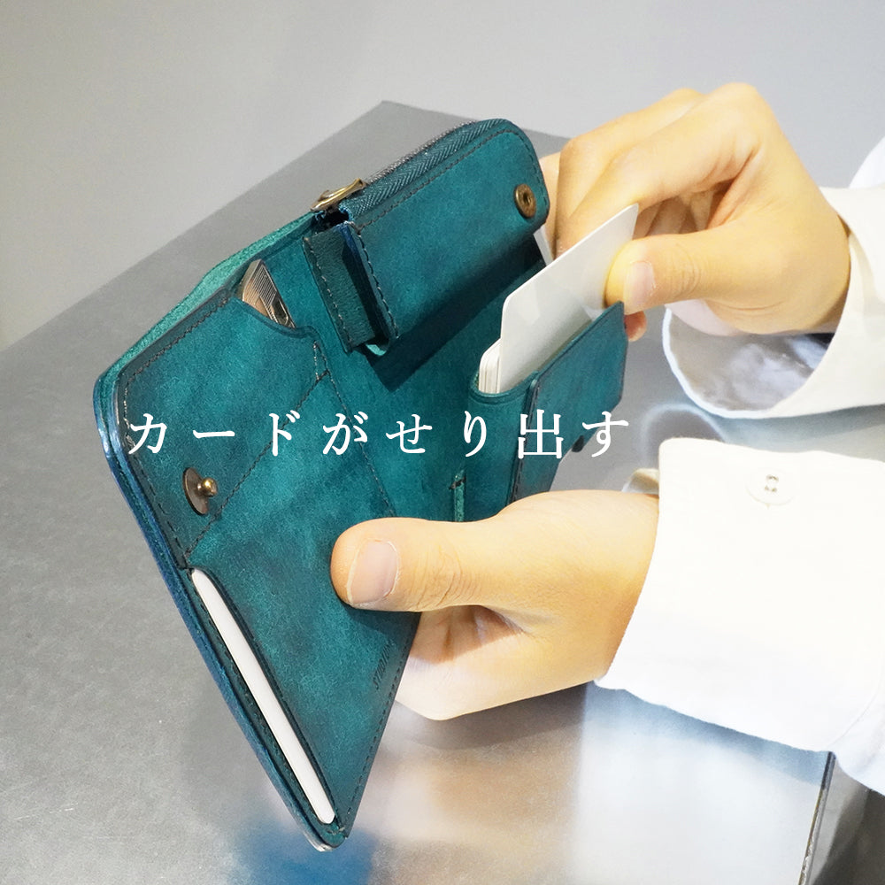 小さく薄い財布「POKET/ポケト」小さくても大容量で薄さをキープ！